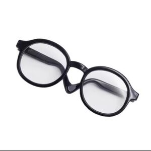 Labubu Black Round Glasses